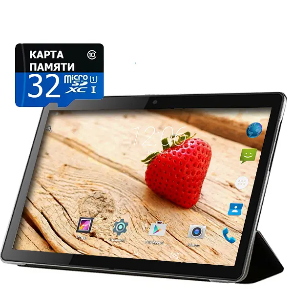 Планшет-телефон Hoozo MT116 2GB RAM Black + Чохол-книжка + Карта пам'яті 32GB  - фото 2