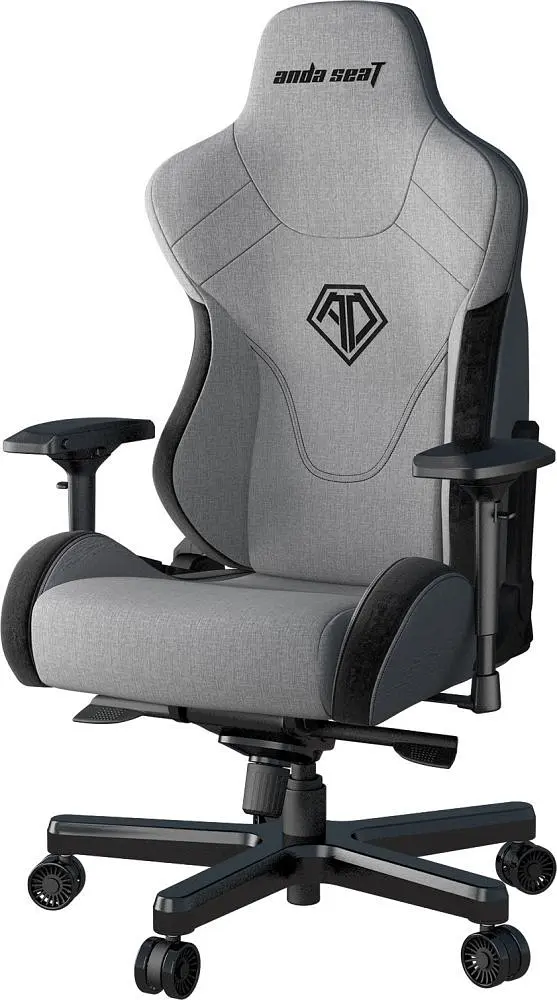 Кресло для геймеров Anda Seat T-Pro 2 Size XL Linen Grey/Black (AD12XLLA-01-GB-F) - фото 6