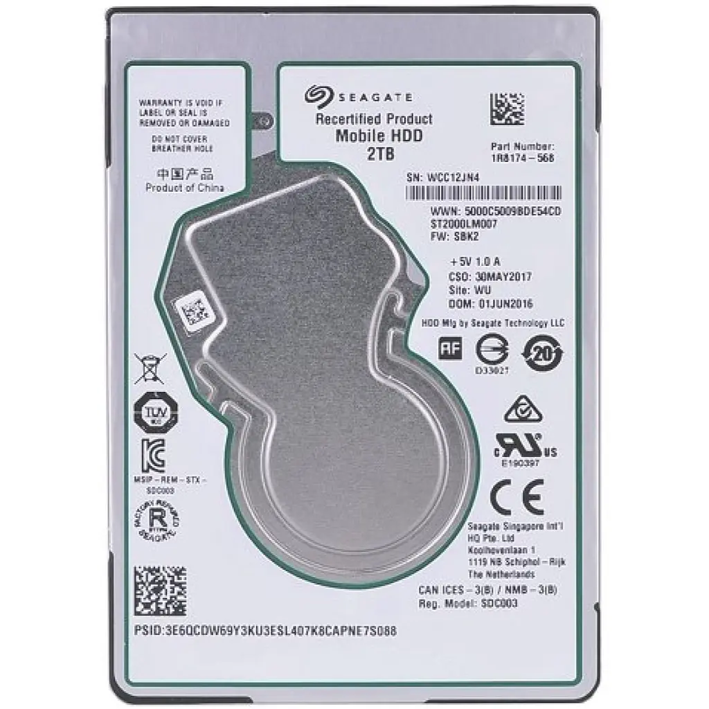 Жорсткий диск Seagate 2.5 Mobile 2TB (ST2000LM007)