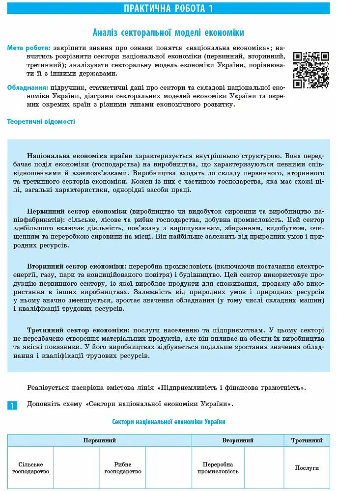 Географія. 9 клас. Зошит для практичних робіт. Нова програма + QR-код - Галина Довгань - фото 2