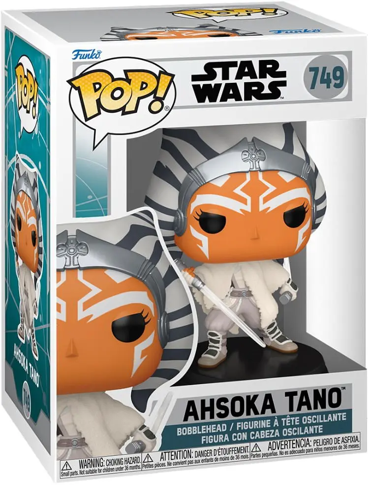 Фігурка Funko Pop Зоряні війни Асока Star Wars Ahsoka 10 см FP SW A 749 - фото 2