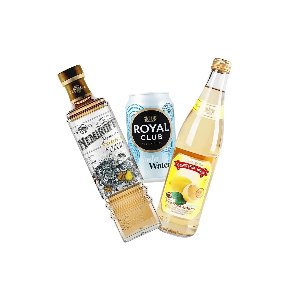 Коктейль Pear Mojito (набор ингредиентов) х20 на основе Nemiroff - фото 2
