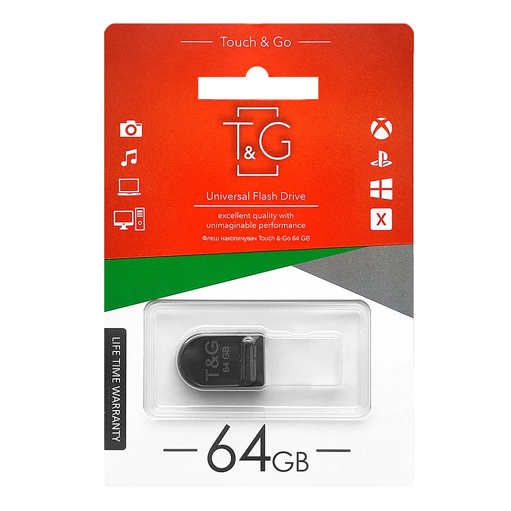 Флеш-накопичувач USB 64GB T&G 010 Shorty Series (TG010-64GB) - фото 2