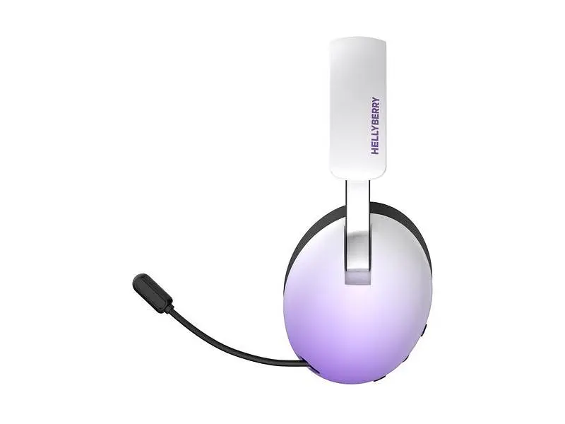 Навушники з мікрофоном Hator Hellyberry HH30 PRO Wireless White/Violet (8721325992505) - фото 2