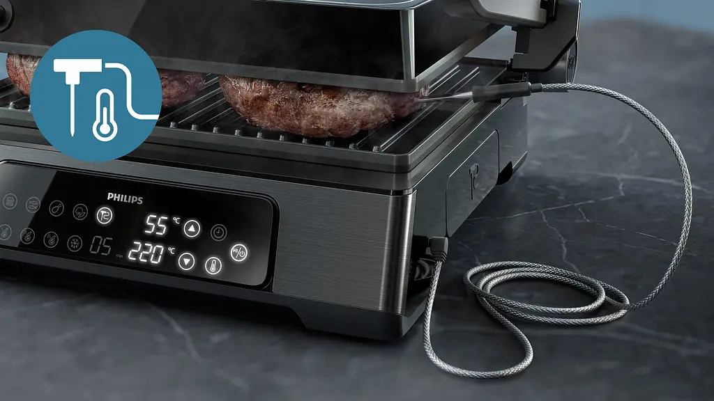 Гриль Philips Series 7000 черный (HD6307/70) - фото 7