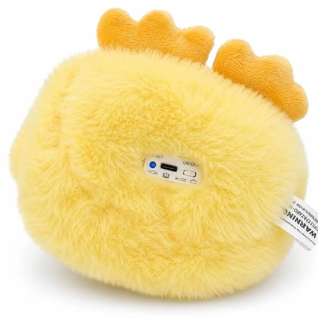 Інтерактивна м'яка іграшка Bobo YELLOW Smart AI Plush Toy з голосовим керуванням, Wi-Fi та мобільним застосунком Tuya - фото 5