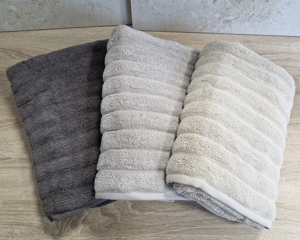 Набір турецьких махрових рушників Cestepe MicroCotton Premium 3 штуки 50x90 Ezgi 1 щільність 600 г/м2 - фото 5