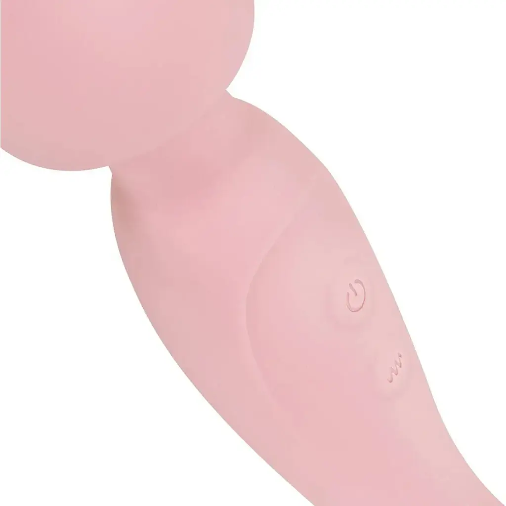 Вібратор Good Vibes Only Simi Double-Sided Wand Vibrator Soft Silicone Pink (SX3076) [152368] - фото 6