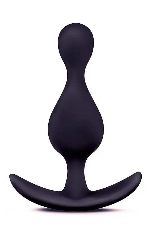 Анальная пробка Anal Adventures Platinum 12 см (черный) - фото 3