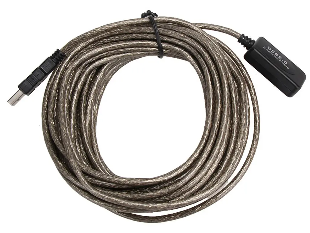 Кабель продовжувач USB 2.0 AM-AF, 25.0 м, активний