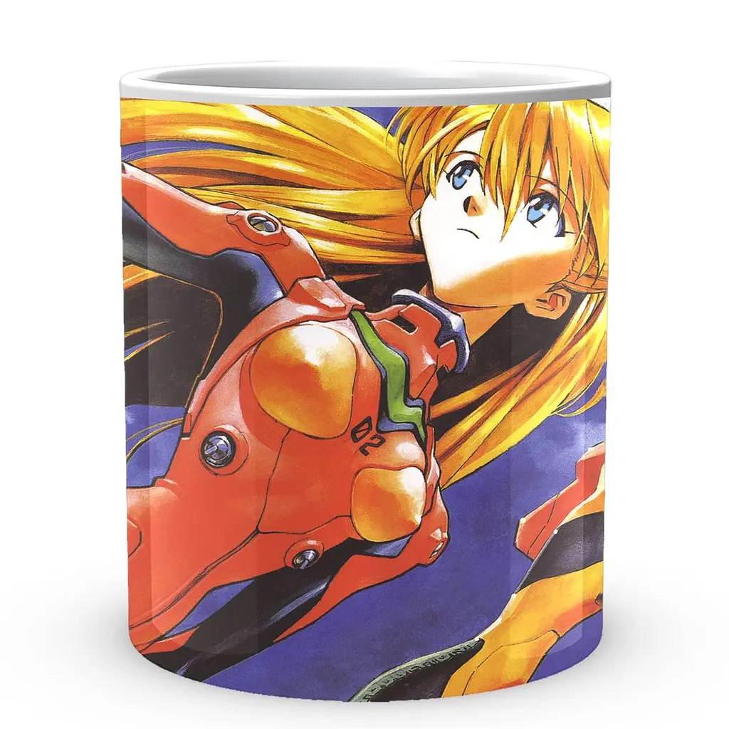 Кружка GeekLand Evangelion Евангелион Аска EVA 002.25 330 мл белая - фото 2