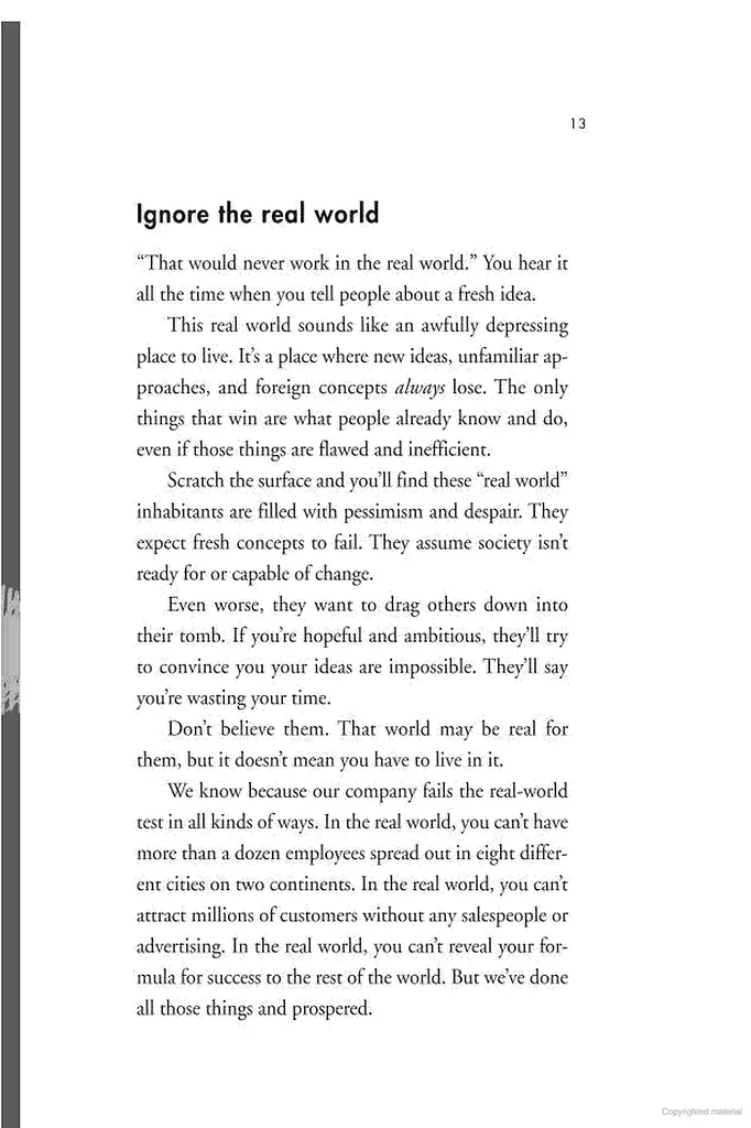 ReWork: Change the Way You Work Forever - фото 14