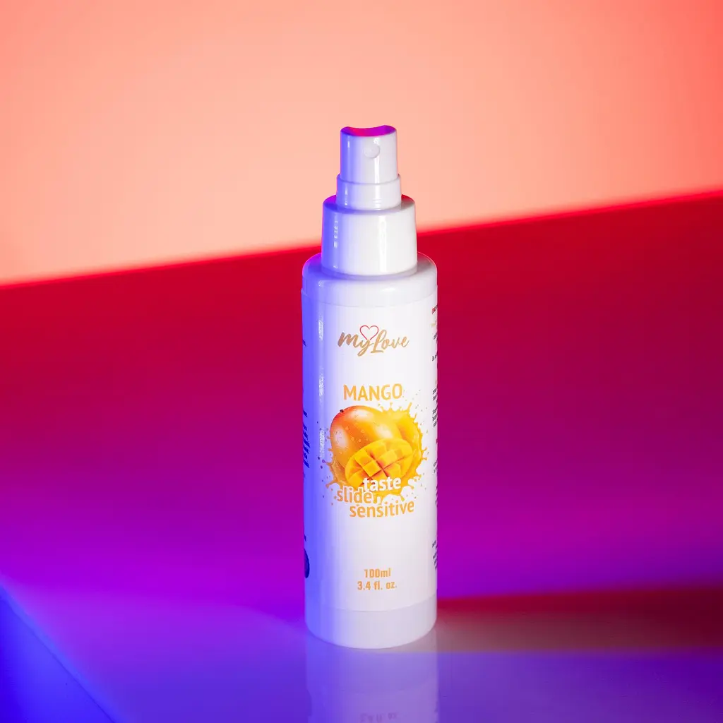 Лубрикант на водній основі MyLove Taste Slide Sensitive Mango, 100 мл - фото 6