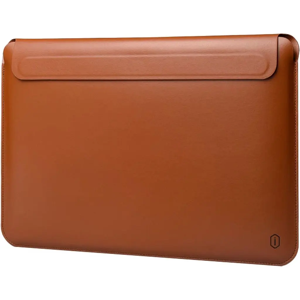 Чохол-кишеня WiWU Skin Pro II Leather Sleeve для MacBook Air 15` (2023-2025) Brown [159612] - фото 2