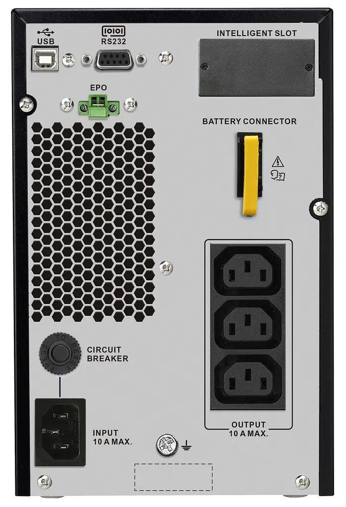 APC Джерело безперебійного живлення Easy UPS SRV 1000VA/900W, LCD, USB, RS232, 3xC13 - фото 3