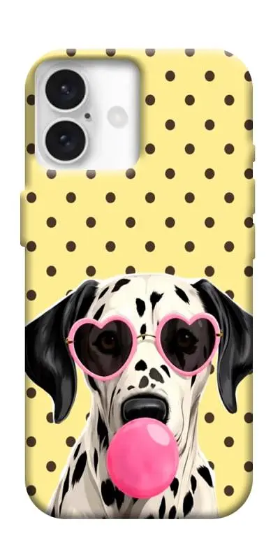 TPU чохол Demsky Pinky dolmatin для Apple iPhone 16 (6.1")