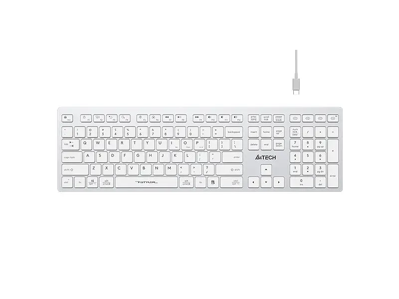Клавіатура A4Tech Fstyler FBX50C White