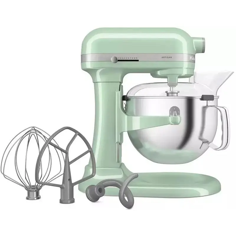 Планетарный миксер KitchenAid Artisan с подъемной чашей 5.6 л фисташковый (5KSM60SPXEPT) - фото 5