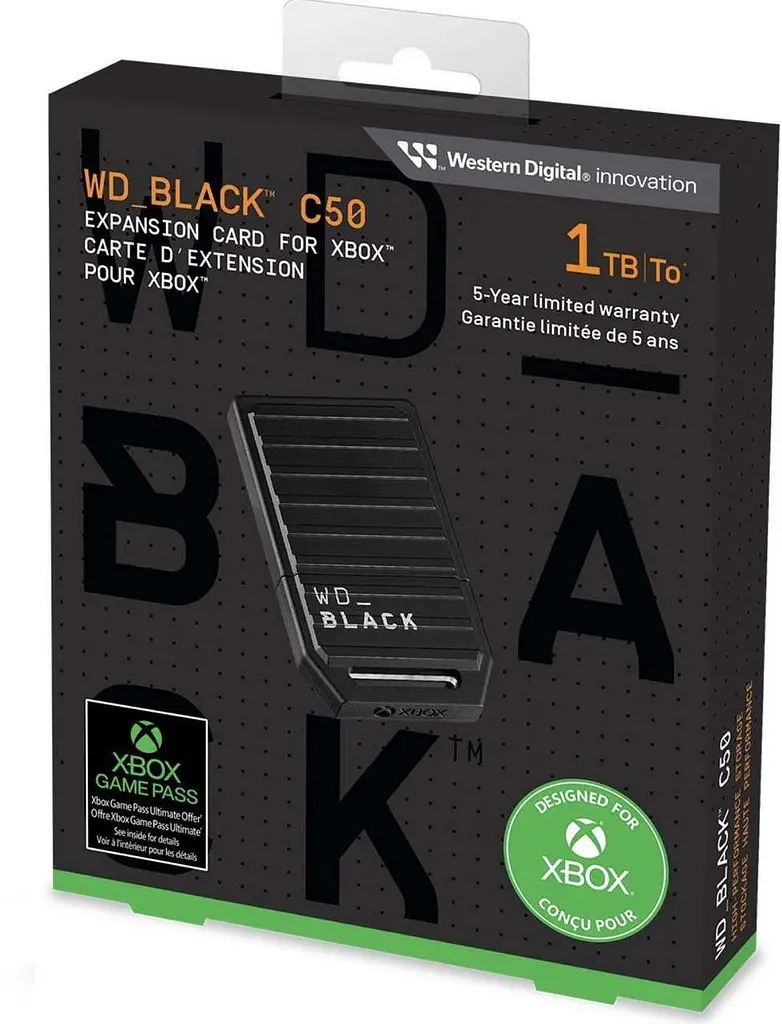 Карта расширения WD Black C50 1 ТВ (WDBMPH0010BNC-WCSN) - фото 9