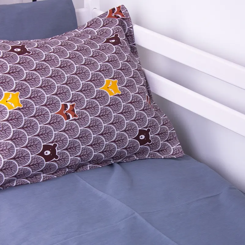 Комплект постільної білизни MirSon Kids Time 17-0526 Fabulous forest grey, дитячий - фото 8