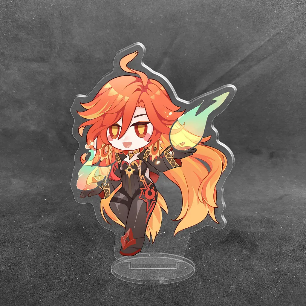 Акрилова колекційна фігурка Геншин Імпакт - Genshin Impact Chibi (Маувіка) 10 см - фото 2