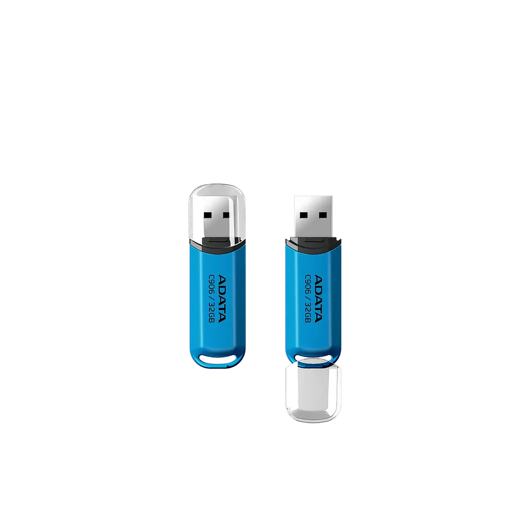 Флеш-накопитель ADATA USB 2.0 C906 32Gb Water голубой - фото 3