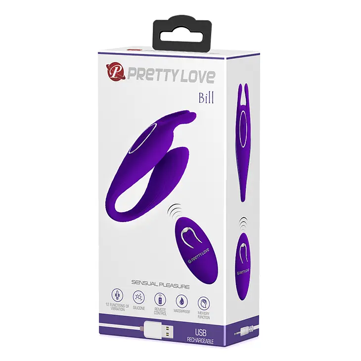 Вібростимулятор Pretty Love Bill 12 function vibrations PRETTY LOVE BI-014700W 98675 - фото 7