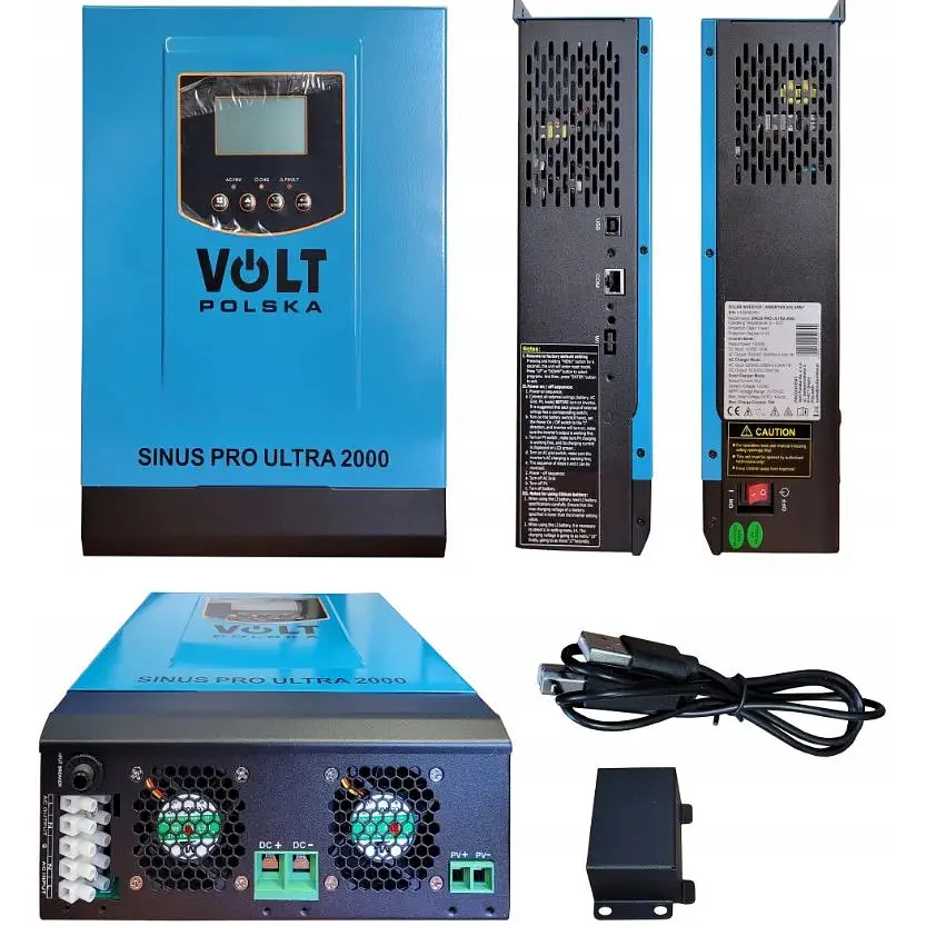 Комплект Volt Polska ULTRA-HV 2000 12/230V 1000/2000W + Акумулятор гелевий 4SUN MAXX GEL 100 Ah - фото 5