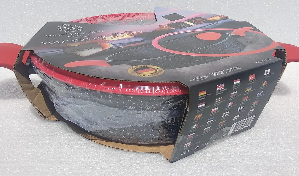 Сотейник Meisterklasse MK-1051 black marble 28см 3,6л - фото 9