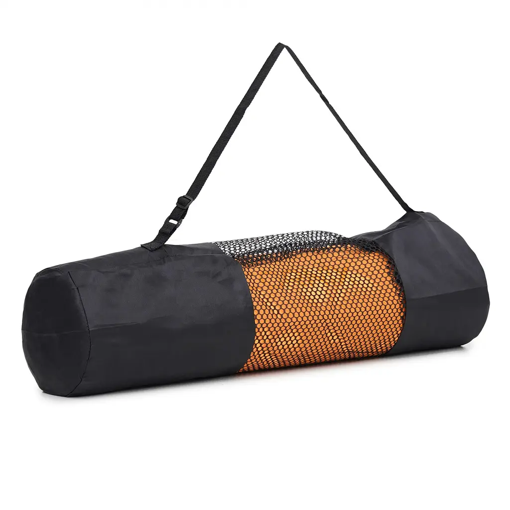 Килимок спортивний Cornix TPE 183 x 61 x 0.6 см для йоги та фітнесу XR-0001 Orange/Black - фото 4
