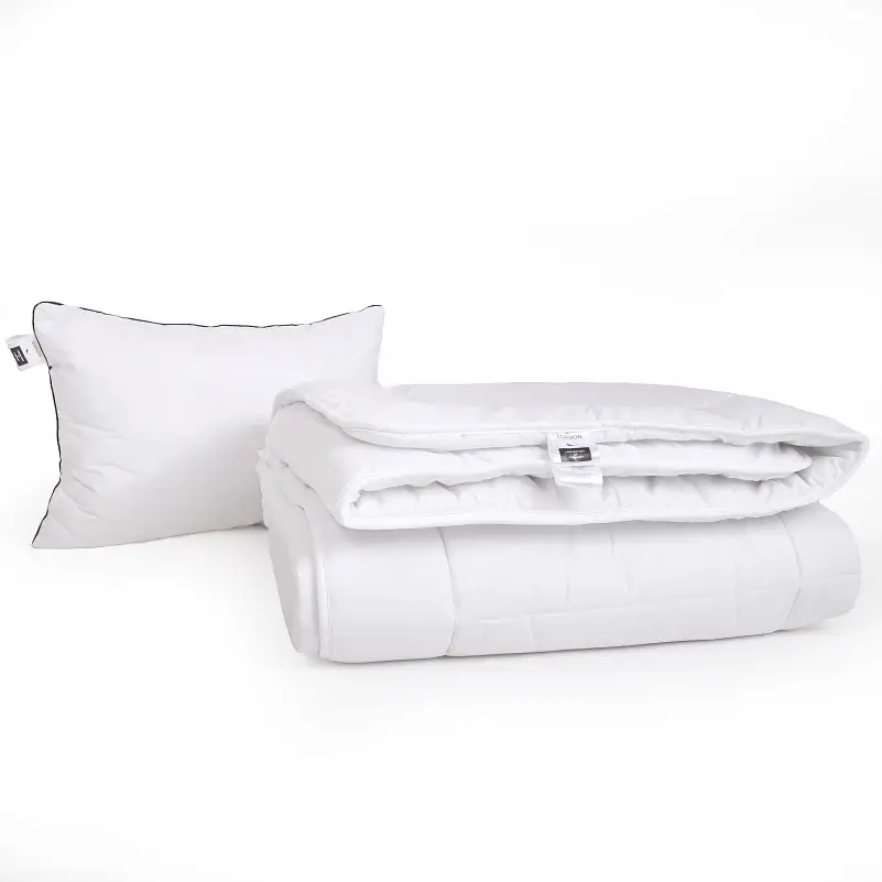 Набір MirSon вовна №9559 Bianco Wool зима ковдра 140х205 см + подушка білий (2200010806380) - фото 2