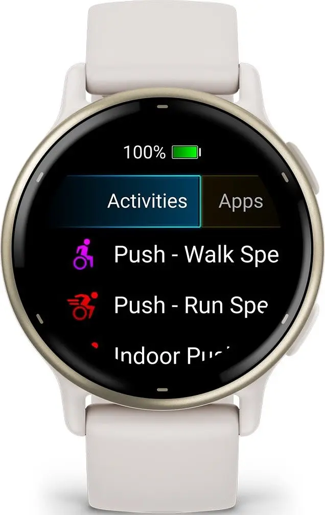 Смарт-годинник Garmin vivoactive 5 Cream Gold Aluminum Bezel with Ivory Case and Silicone Band (010-02862-11/5B) - фото 6