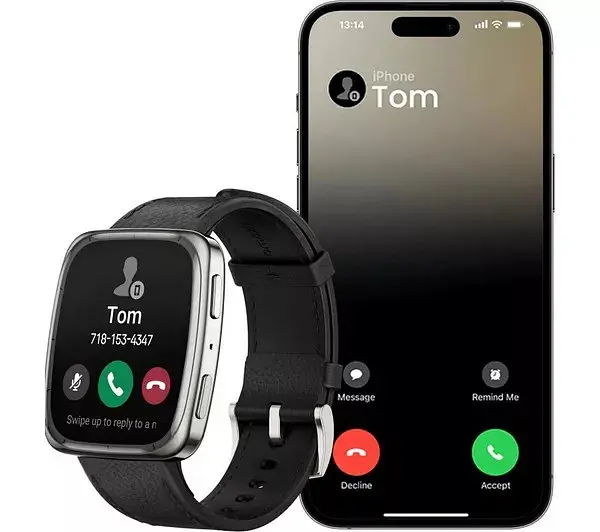 Смарт-годинник Amazfit Active 2S Premium (Active 2 Square) Чорний шкіряний ремінець (W2440GL3N) - фото 2