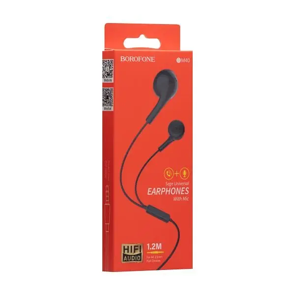 Наушники Borofone BM40 чёрные - фото 4