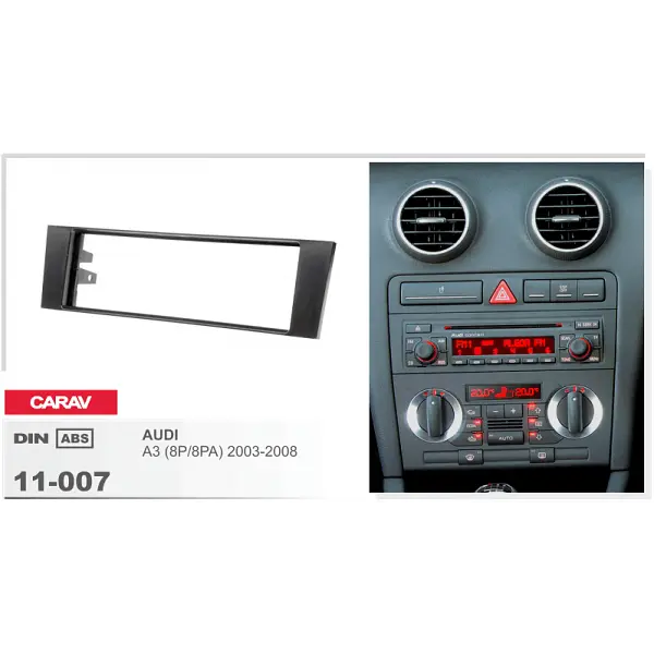Переходная рамка Audi A3 Carav 11-007 - фото 4