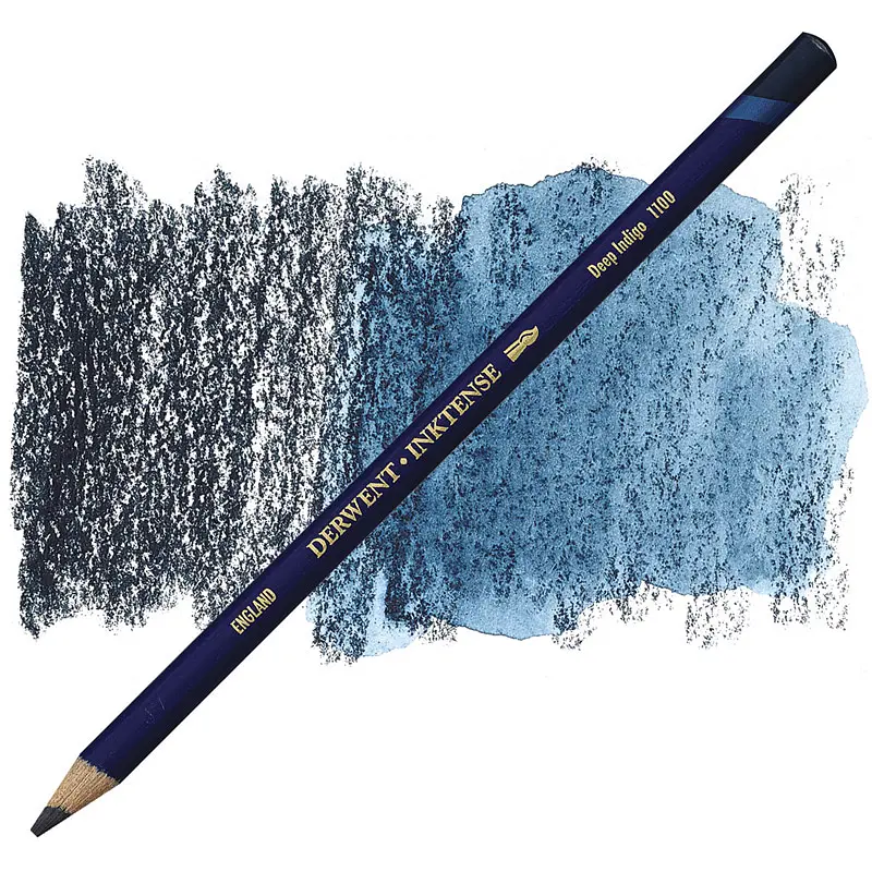Олівець чорнильний Inktense (1100), Індіго темний, Derwent