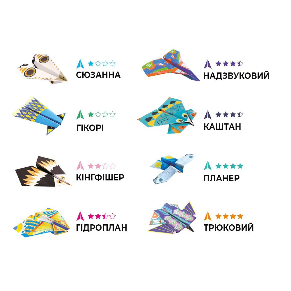 Набір для творчості Avenir Орігамі Аеропорт з літаками 40 аркушів (CH201769) - фото 7