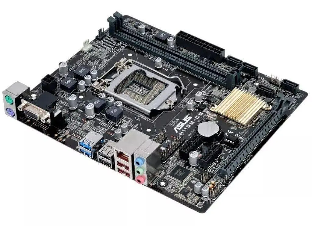 Материнська плата ASUS H110M-CS (H110M-CS) (Socket 1151, Intel H110, Micro-ATX) Б/в - фото 2