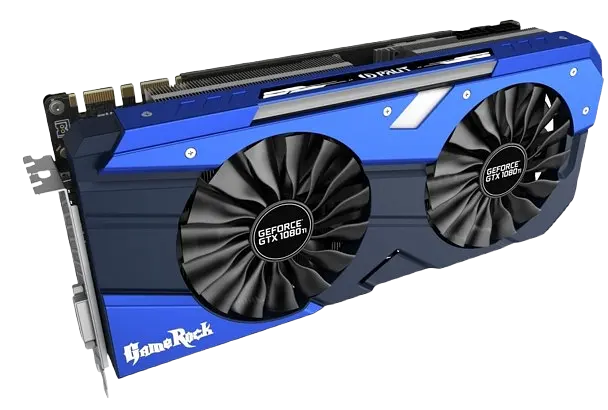Видеокарта GeForce GTX 1080 Ti 11GB Palit GameRock Premium (NEB108TH15LC-1020G) Б/У - фото 2