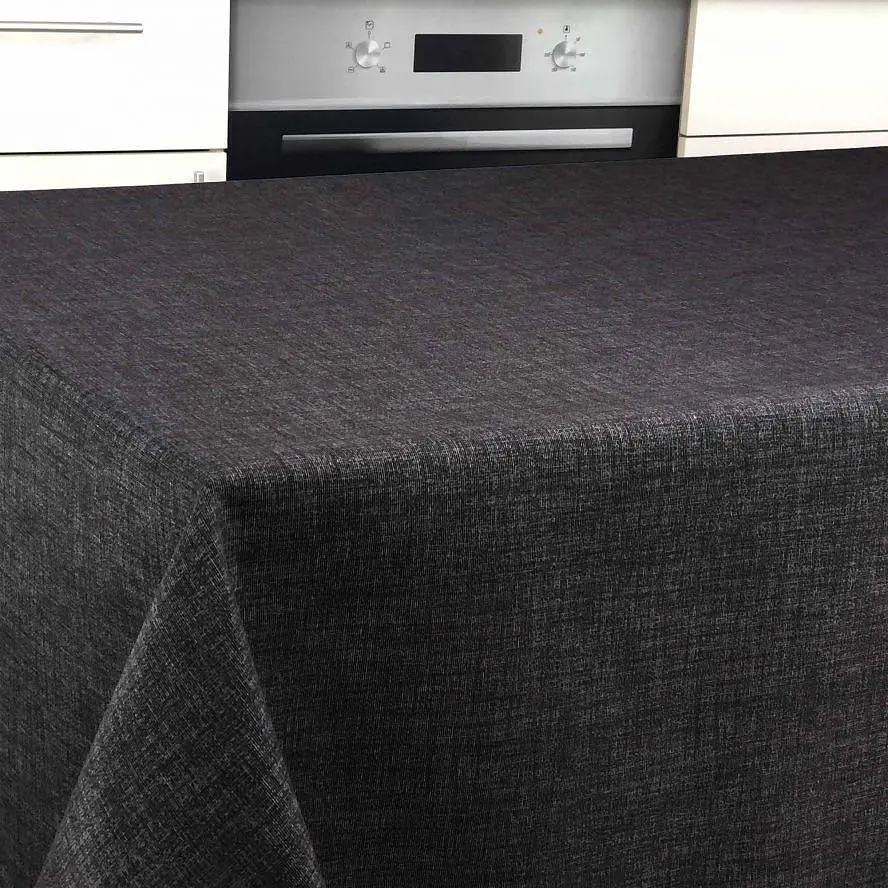 Скатерть Прованс Black Milan 180х136 см черная (23561) - фото 3