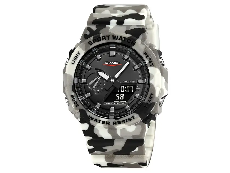 Чоловічий наручний годинник 2351CMGY Camo Grey Skmei acs0029981 - фото 2