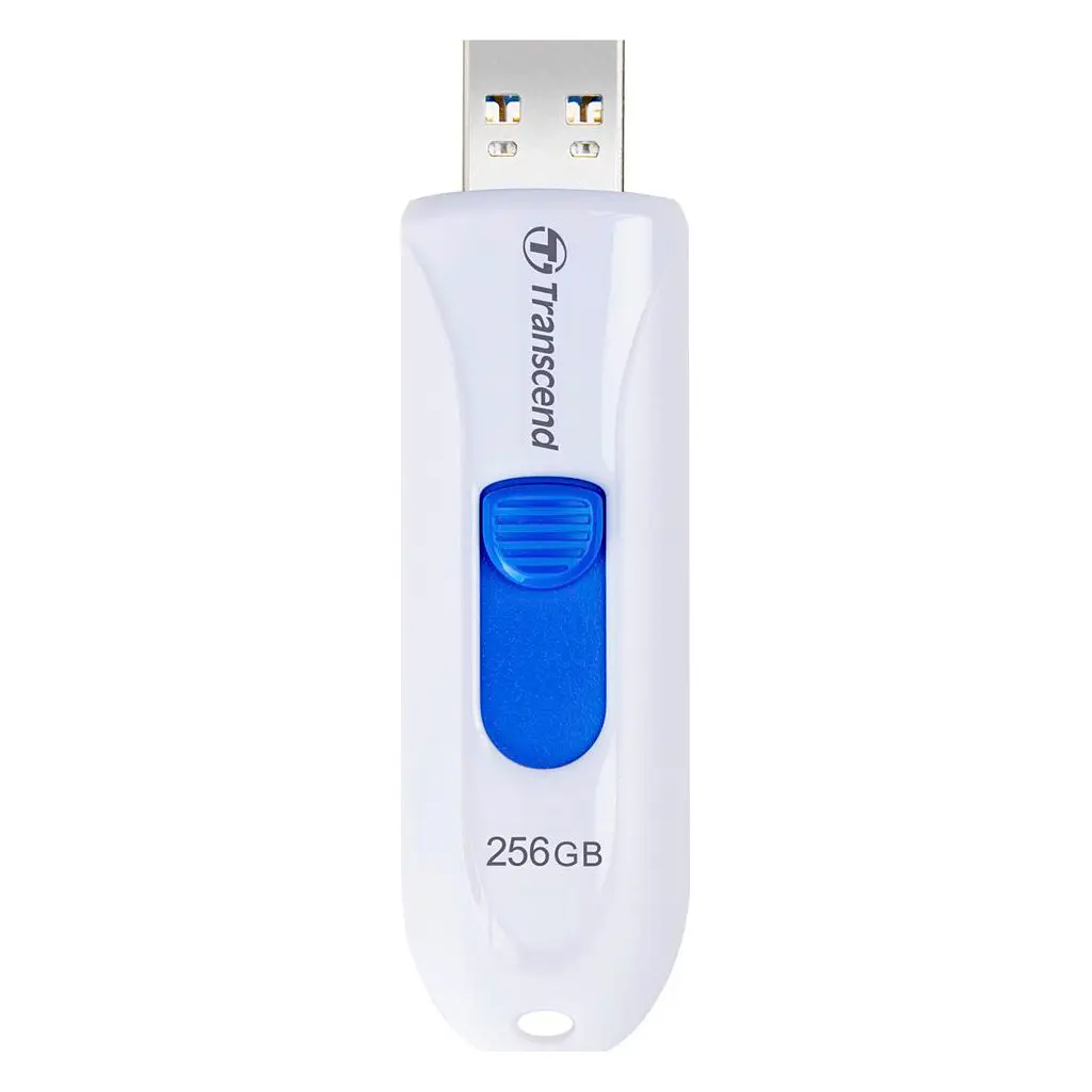 USB флеш накопичувач Transcend 256GB JetFlash 790 White USB 3.1 (TS256GJF790W) - фото 3