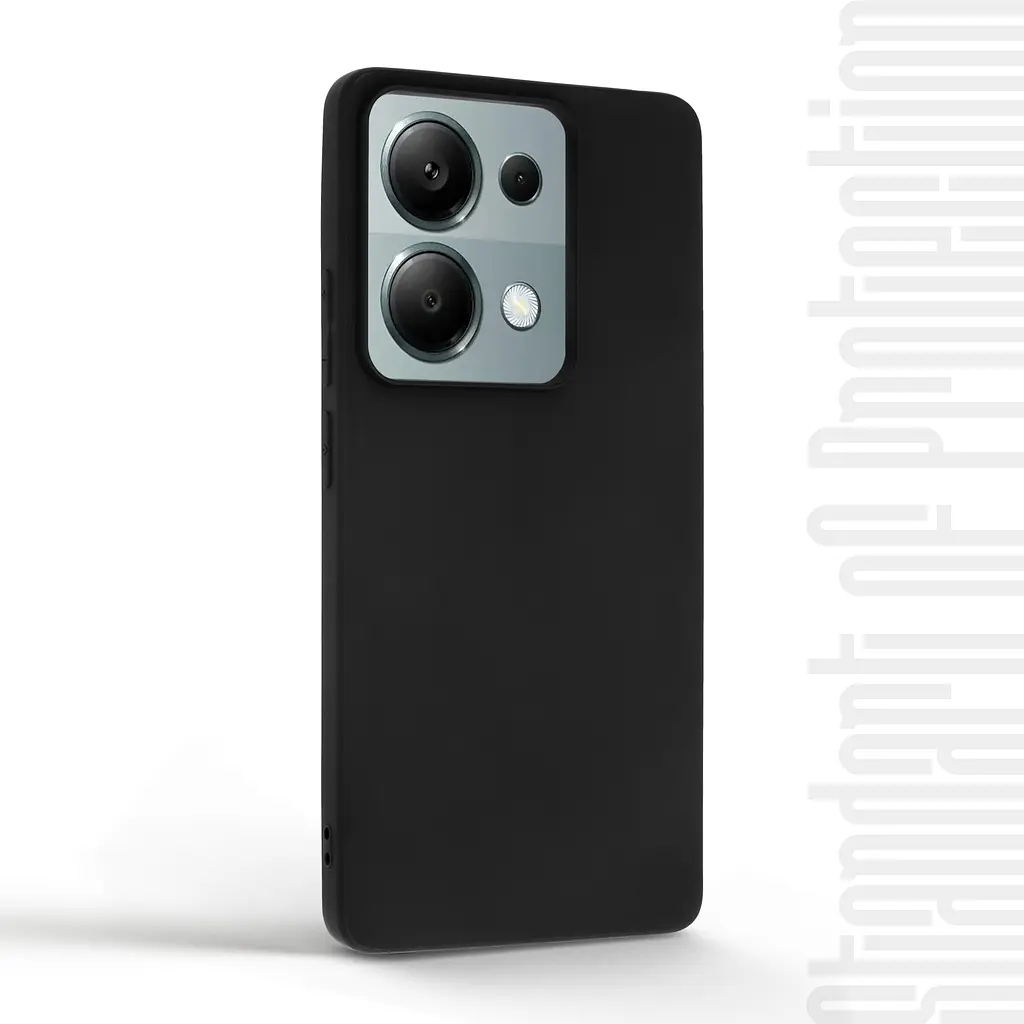 Чехол-накладка для смартфона Xiaomi Redmi Note 13 Pro 4G Poco M6 Pro 4G противоударный, силиконовый, термополиуретановый (ТПУ), с защитой камеры и корпуса, черный, защита всего корпуса, ArmorStandart (ARM73134) - фото 2