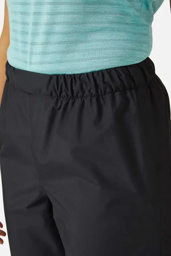 Штани-самоскиди Rab Downpour Eco Pants FZ Womens Short Leg 10 Чорний - фото 4