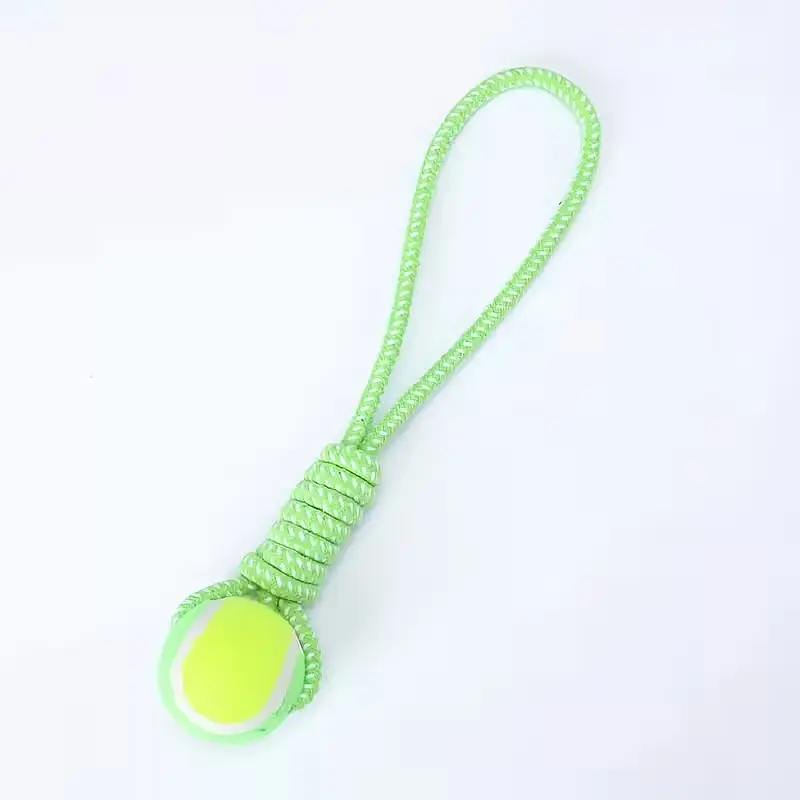 Інтерактивна іграшка для собак Derby Dog Rope Toy with Tennis