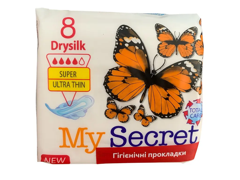 Гігієнічні прокладки My Secret Drusilk Super 4 (8 шт.)