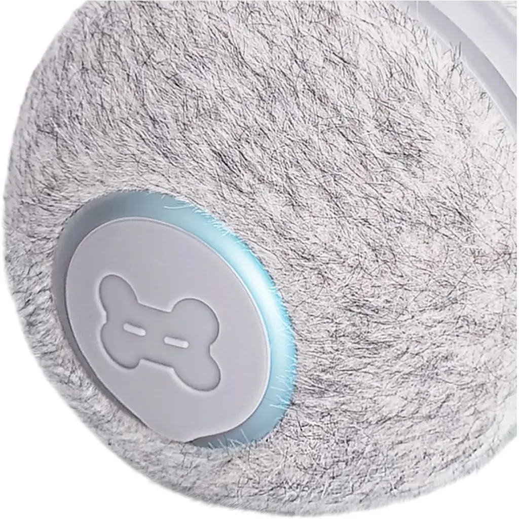 Розумний м'ячик для котів Cheerble Wickedball Mini Artificial Wool C0419 Grey [150921] - фото 2