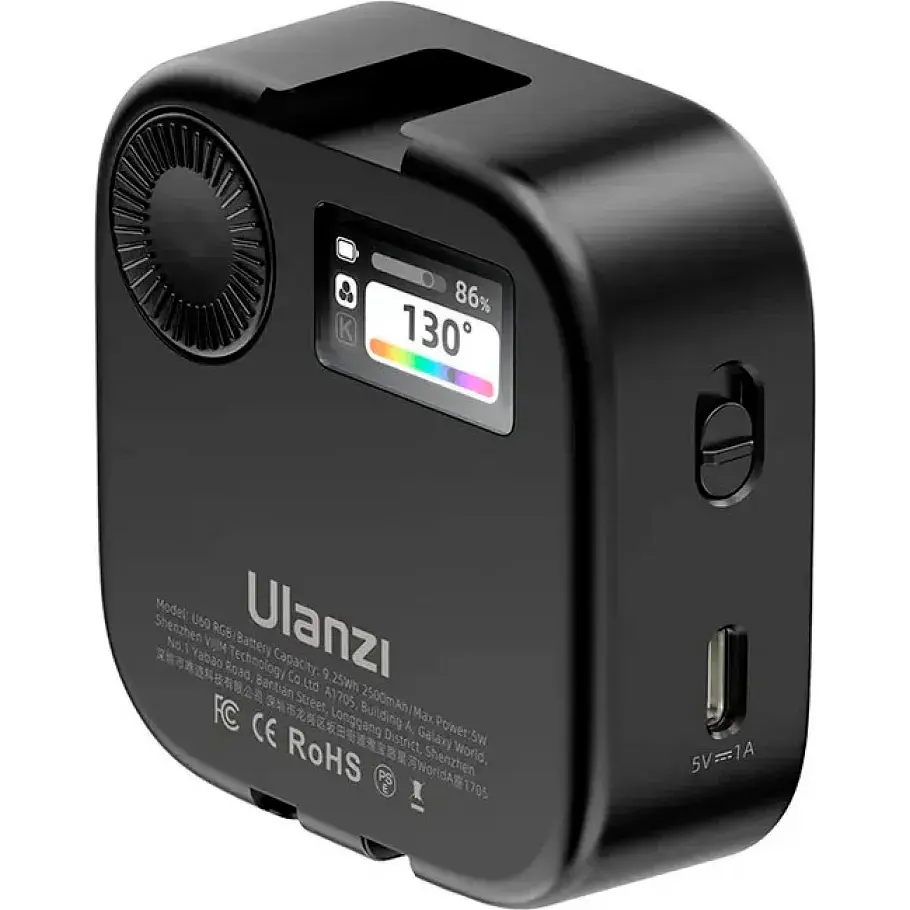 Накамерный свет Ulanzi U60 RGB Black (L027GBB1) [107794] - фото 2
