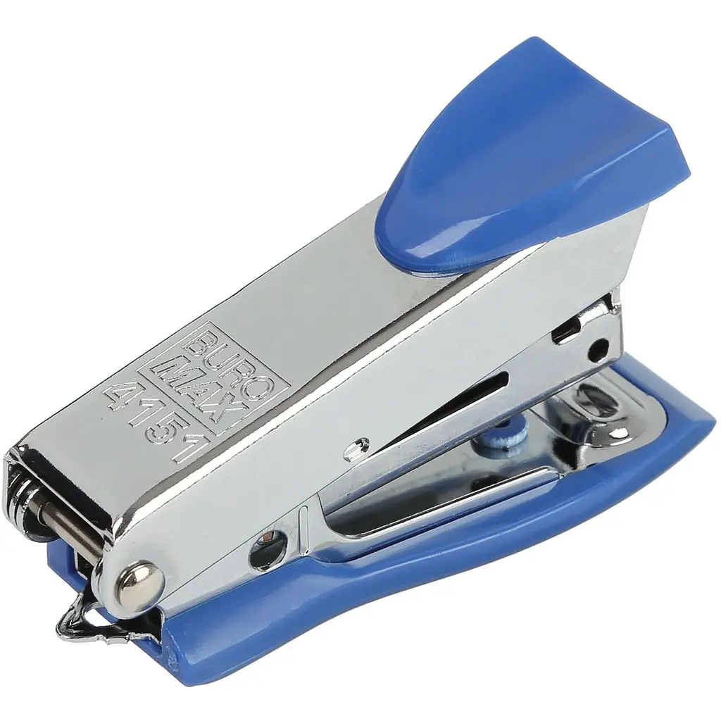Степлер Buromax Міні металевий №10, 12 аркушів синій (BM.4151-02) - фото 2