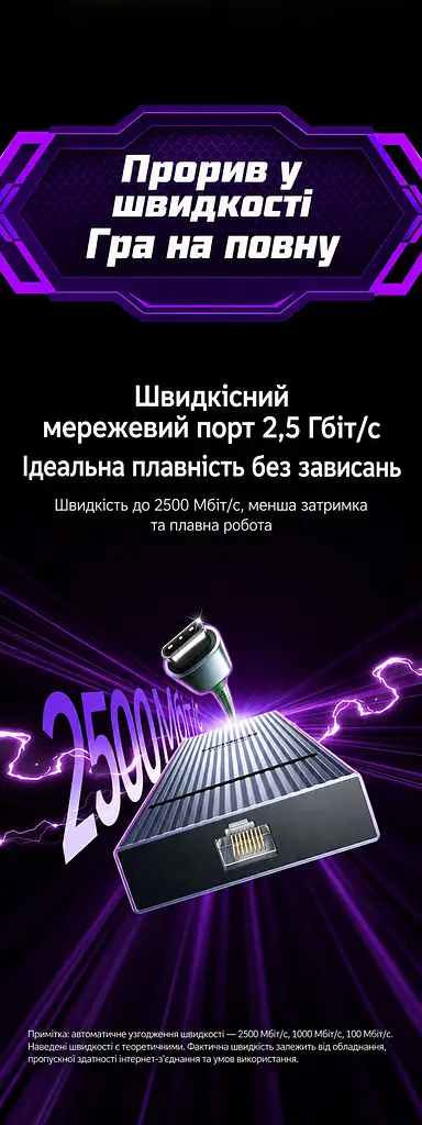 Док-станція USB-C UGREEN Revodok CM886 10 в 1 DisplayPort 1.4 4K 60 Гц у Windows також 2K 144 Гц та 1080p 240 Гц потрібен USB-C з DisplayPort Alt Mode RJ45 до 2,5 Гбіт/с для даних 1 USB-A та 1 USB-C 3.2 Gen2 до 10 Гбіт/с і 2 USB-A та 1 USB-C 3.0 до 5 Гбіт/с SD/microSD (TF) вхід USB-C PD 3.0 до 100 Вт без даних і відео одночасне читання двох карт дублювання/розширення Windows/macOS/Linux вбудований кабель в обплетенні приблизно 30 см космічний сірий (95614) - фото 7